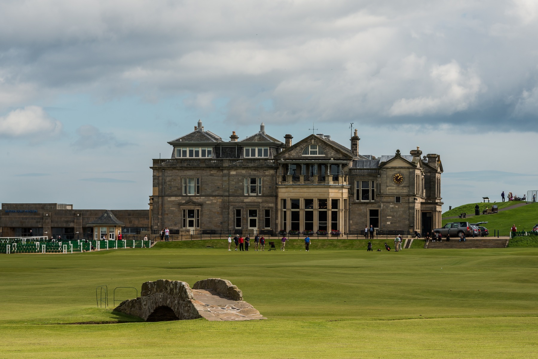 The Swilcan Bridge and R&A Clubhouse, St Andrews